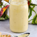 cauliflower alfredo sauce in a jar