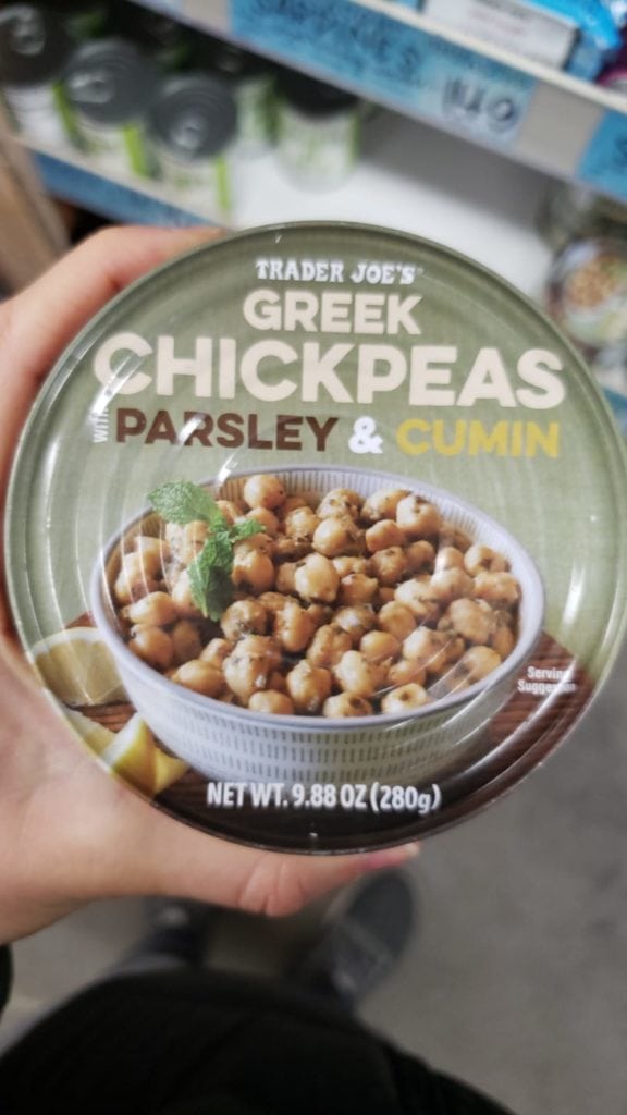 Greek chickpeas parsley & cumin trader joes
