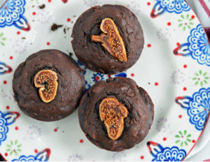 Recipe for Mini Chocolate Olive Oil Fig Cake
