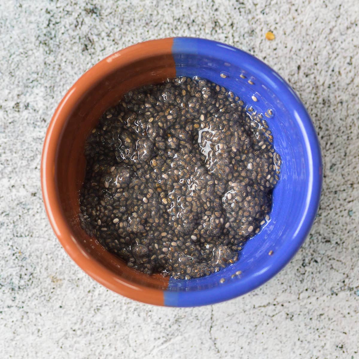 chia egg in small bowl