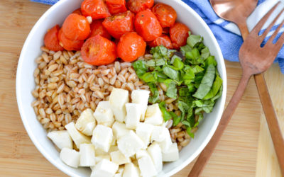 Farro Caprese Salad