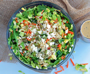 Green Crunch Power Salad--vegetarian and healthy salad