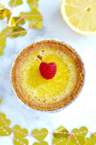 Recipe for mini lemon tart 