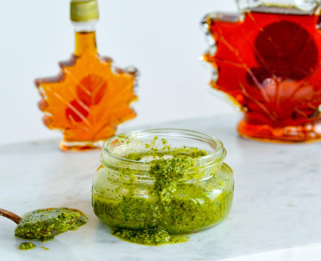 Recipe for maple pesto