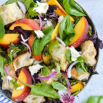 Peach Panzanella Salad