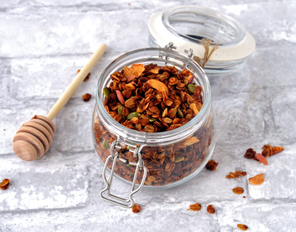 Pumpkin Granola Recipe. Vegan & Gluten-free
