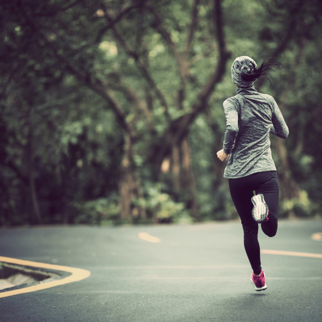 runner on pavement
