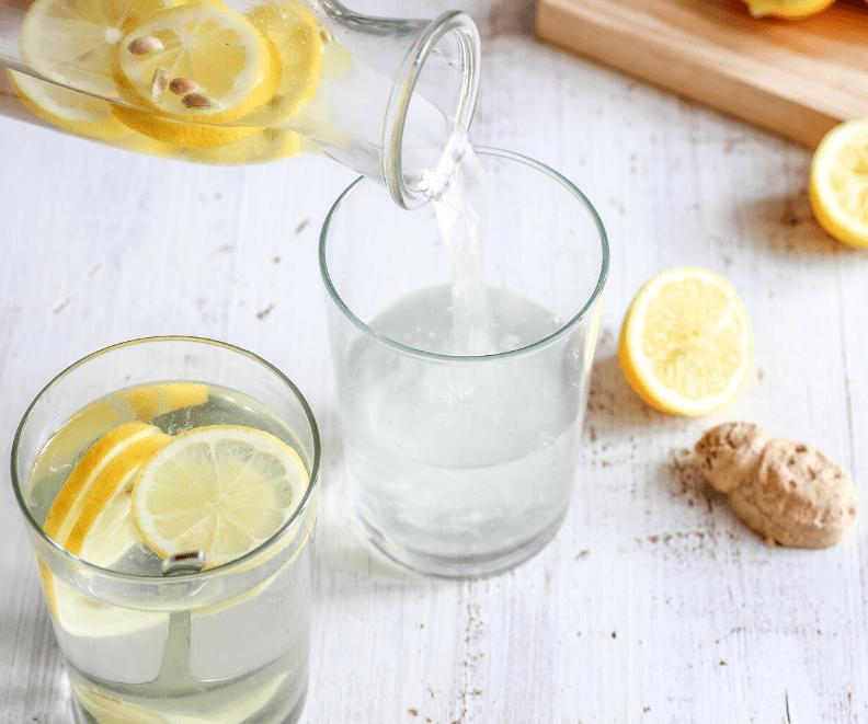 lemon water